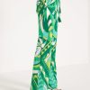 Ana Alcazar Ana Alcazar Slinky Pants Retro Leaf Print New