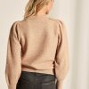 BEONE Beone Sweater Puff Sleeve Padded Clearance