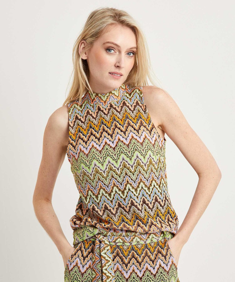 Ana Alcazar Ana Alcazar Missoni Top Posyma Hot