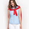 GIULIA E TU Giulia E Tu Sleeveless Blouse Clearance