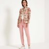 ML Collections Ml Collections Blazer Seersucker Rose Print Best