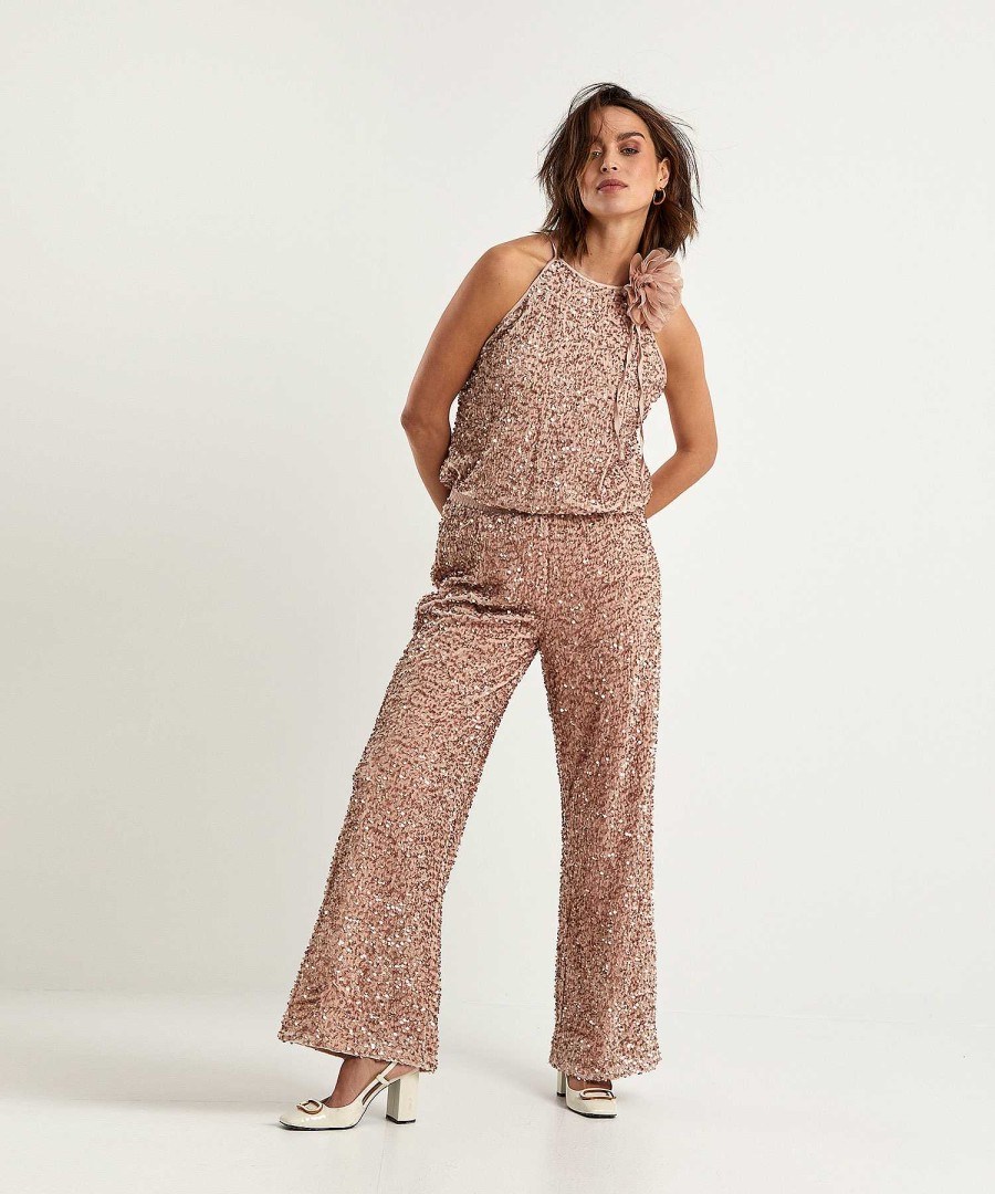 Summum Summum Wide Leg Pants Sequins Best