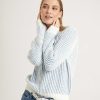 OUI Oui Sweater Two-Tone Clearance