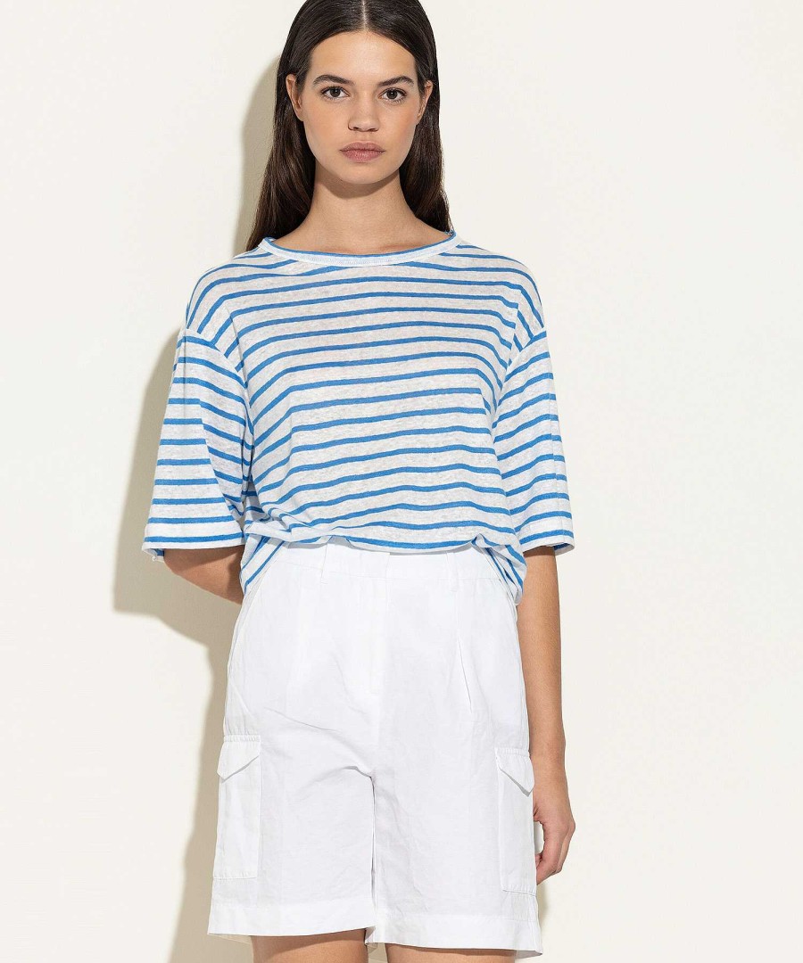 Luisa Cerano Luisa Cerano Linen Shirt With Stripes Clearance