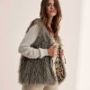 Summum Summum Gilet Fluffy Fun Fur Reversible Hot