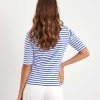 BEONE (FSA) Beone Tulip Shirt Short Sleeve Breton Stripe Hot