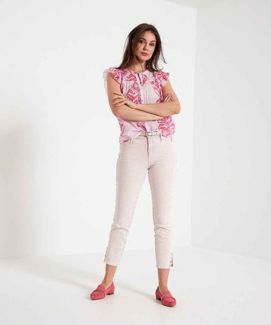 Rosner Rosner Jeans With Stripe Pattern And Studs Audrey 2 Hot