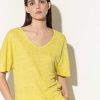 Luisa Cerano Luisa Cerano Linen Shirt V-Neck Clearance