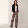 TONI Toni Wide Leg Trousers Jenny Check Hot