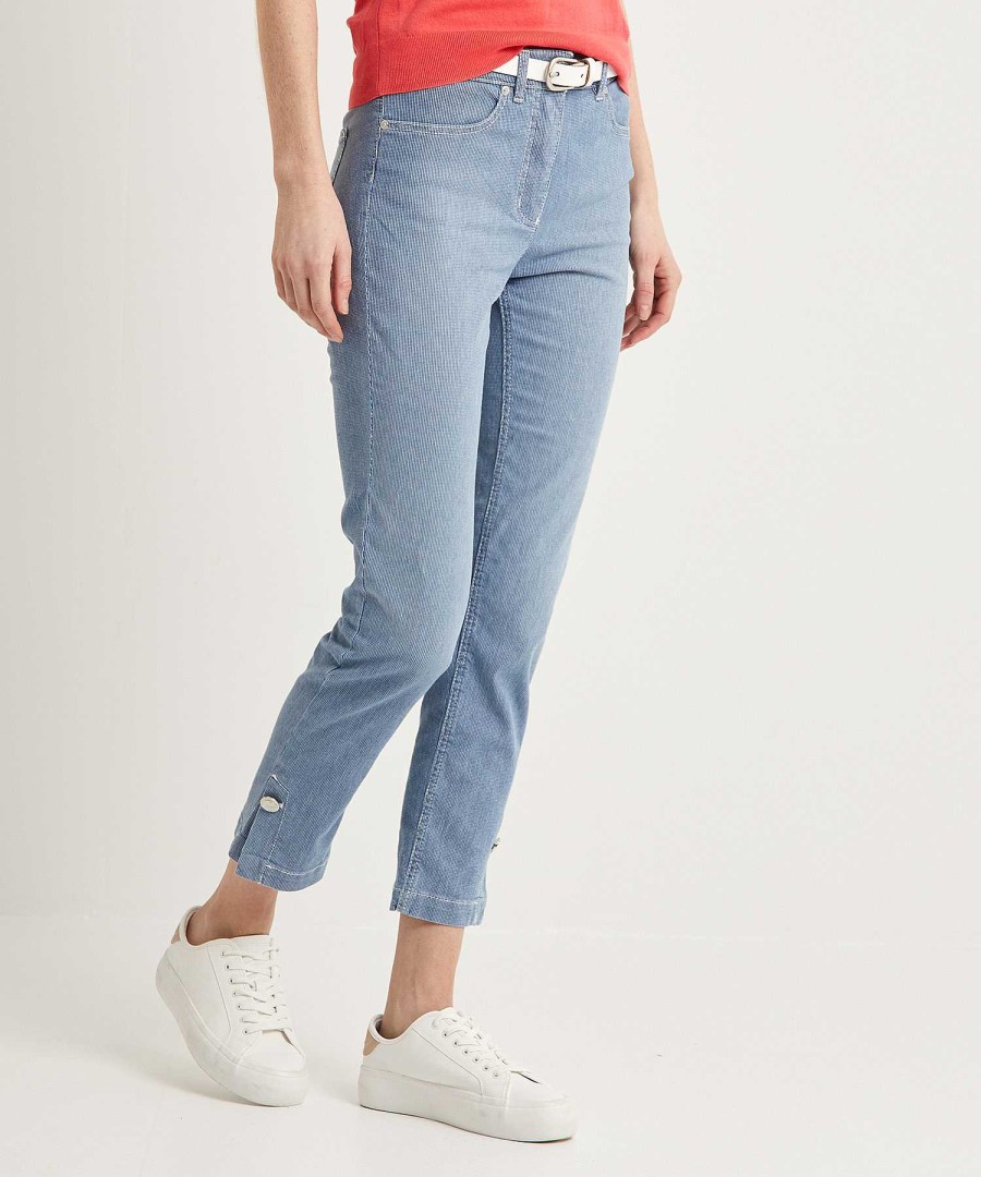 TONI Toni Cropped Pants Stripe Be Loved Hot