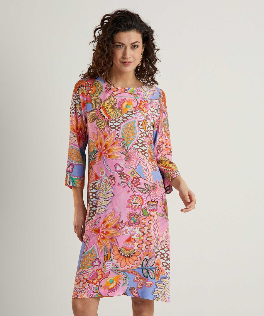 Louis and Mia Louis And Mia Crepe Dress Multiflower Clearance