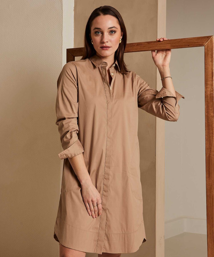 0039 ITALY 0039 Italy Poplin Shirt Dress Gracia Online