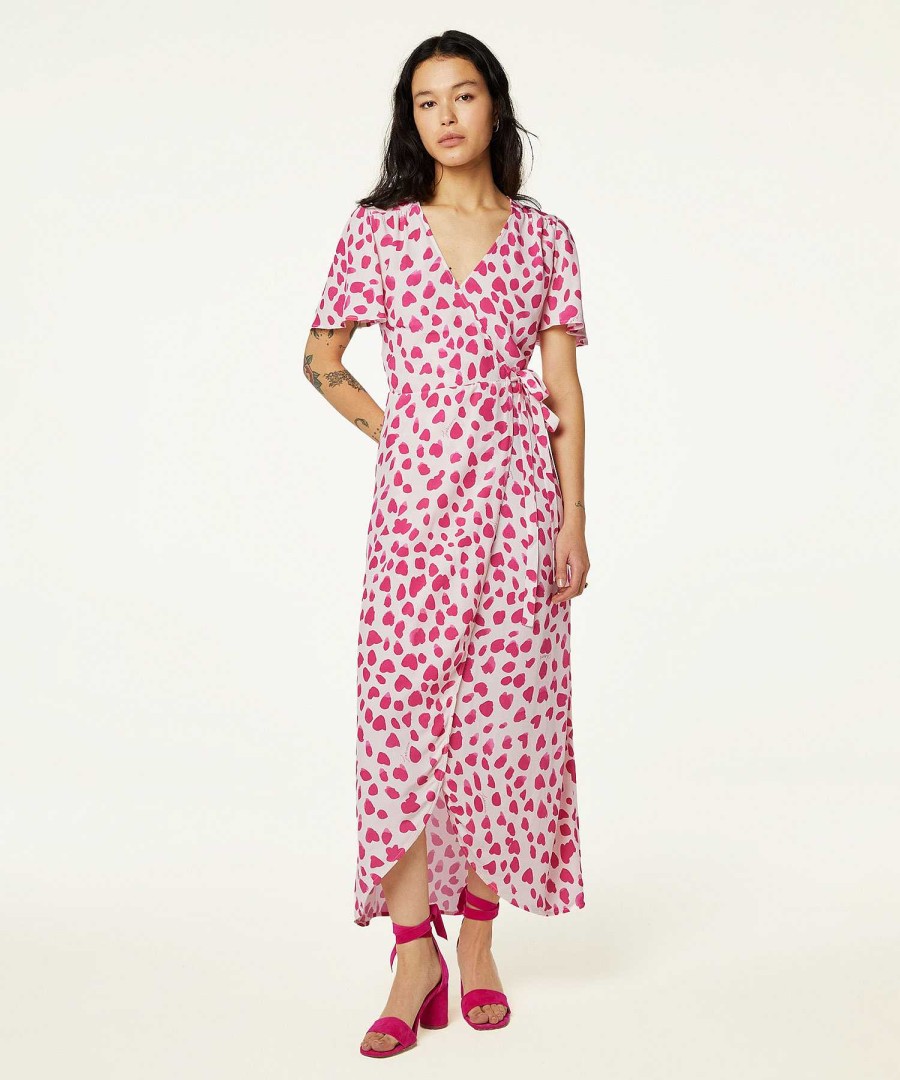 Fabienne Chapot Fabienne Chapot Wrap Dress Spot Print Archana Online