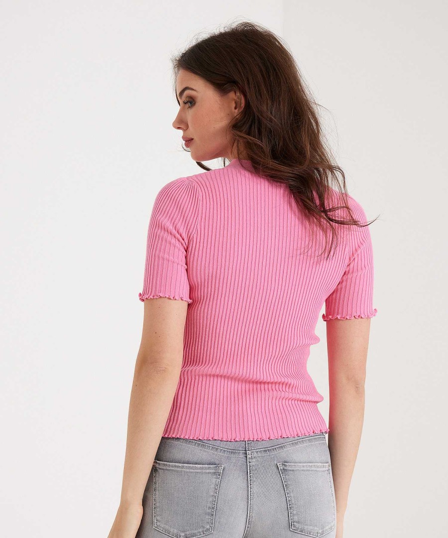 BEONE Beone Sweater V-Neck Ribknit Clearance