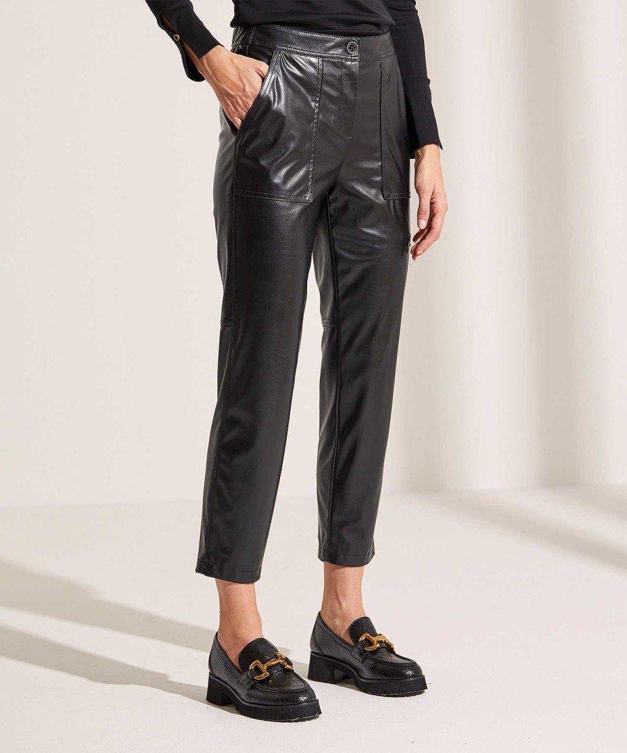 Marc Cain Sports Marc Cain Worker Pants Vegan Leather Rikaze Hot