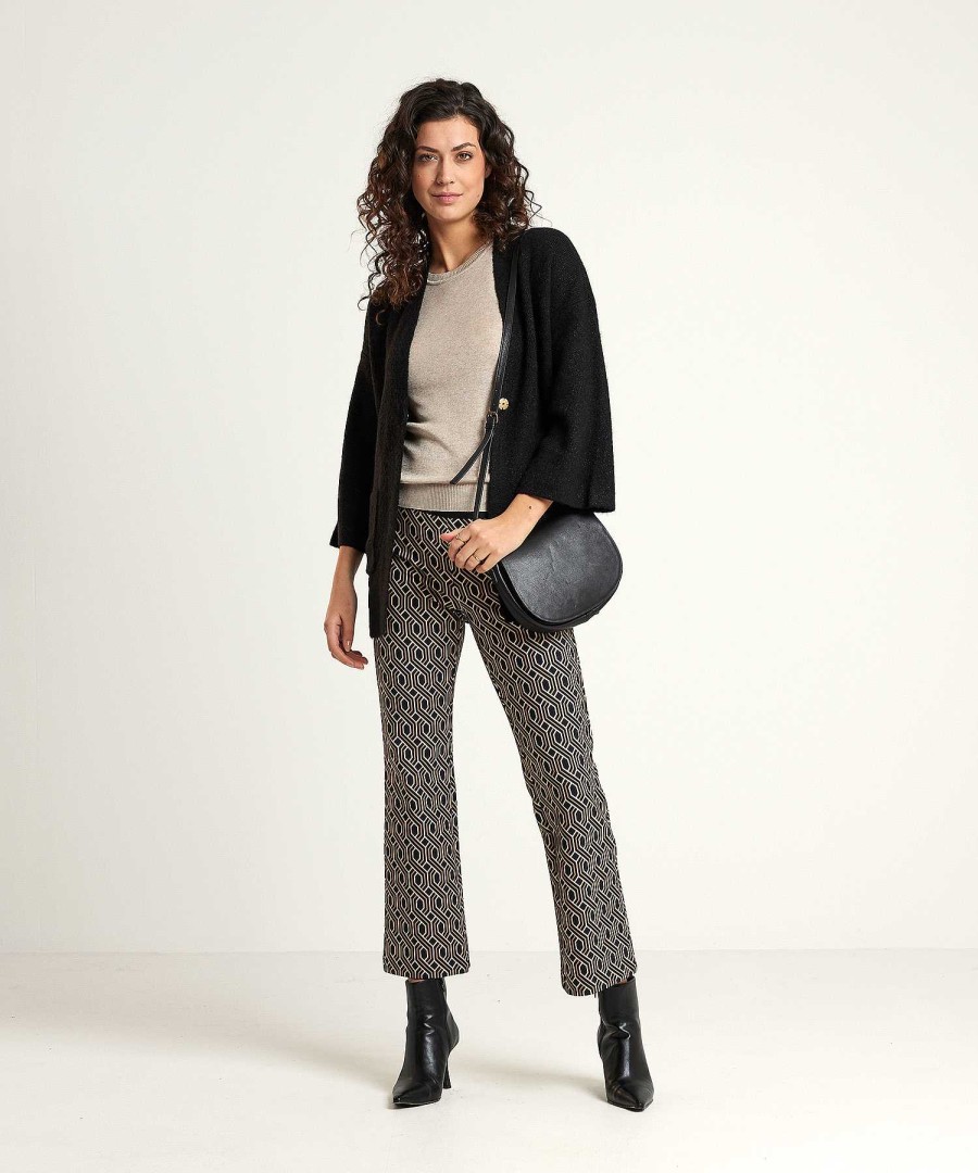 GIULIA E TU Giulia E Tu Mid-Length Cardigan Lurex Hot