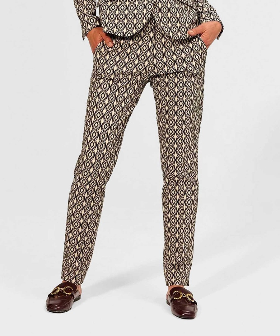 Summum Summum Trousers All-Over Print Clearance