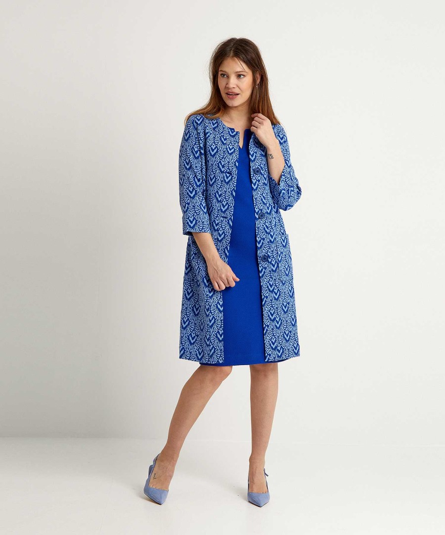 KYRA Kyra Long Blazer Jacquard Christa Online