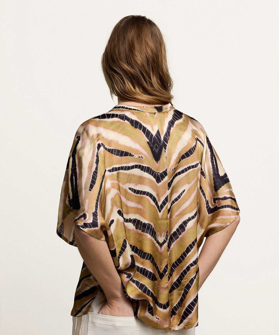 Summum Summum Blouse Zigzag Print Best