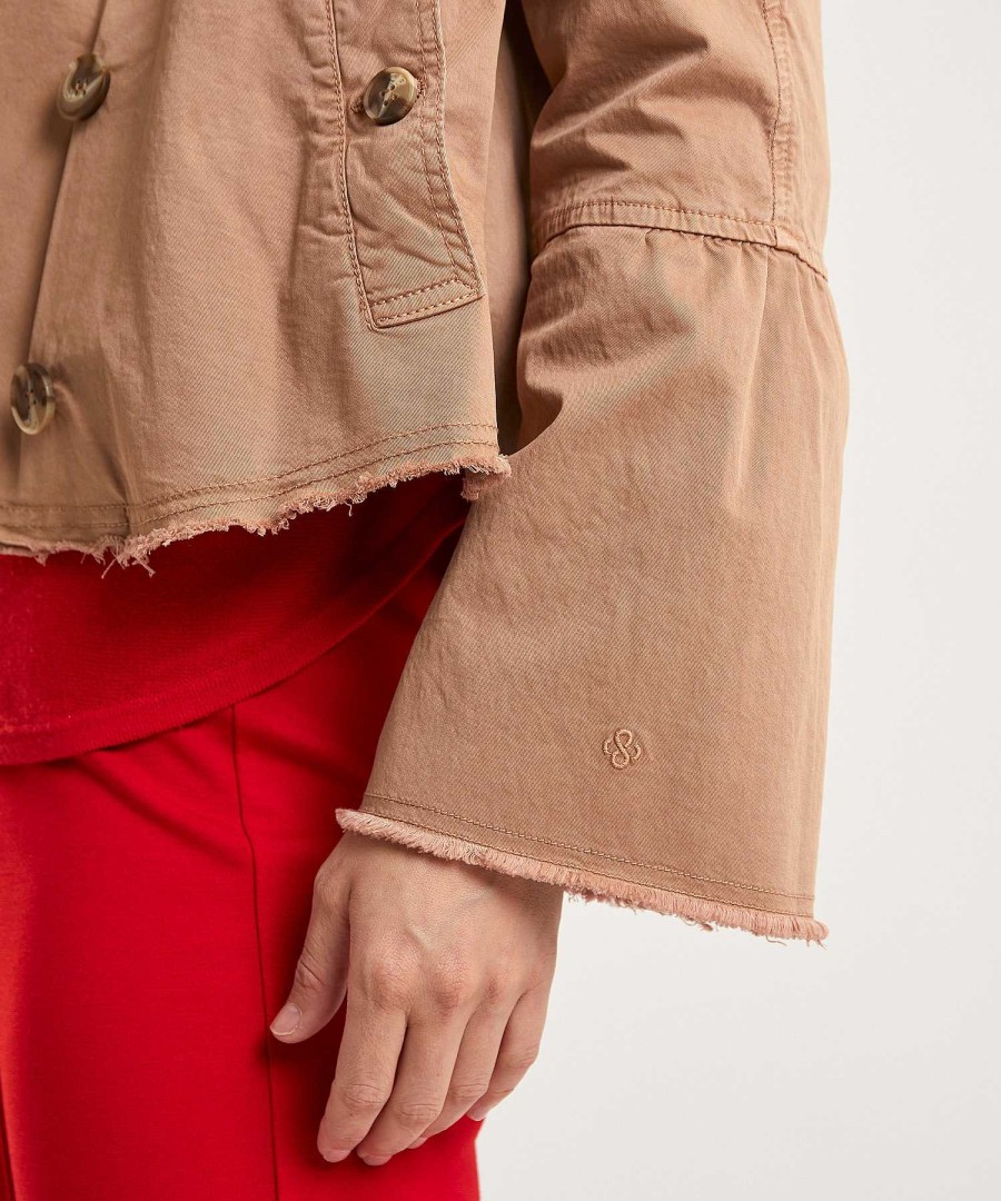 Summum Ultimate Cropped Trench Coat Clearance