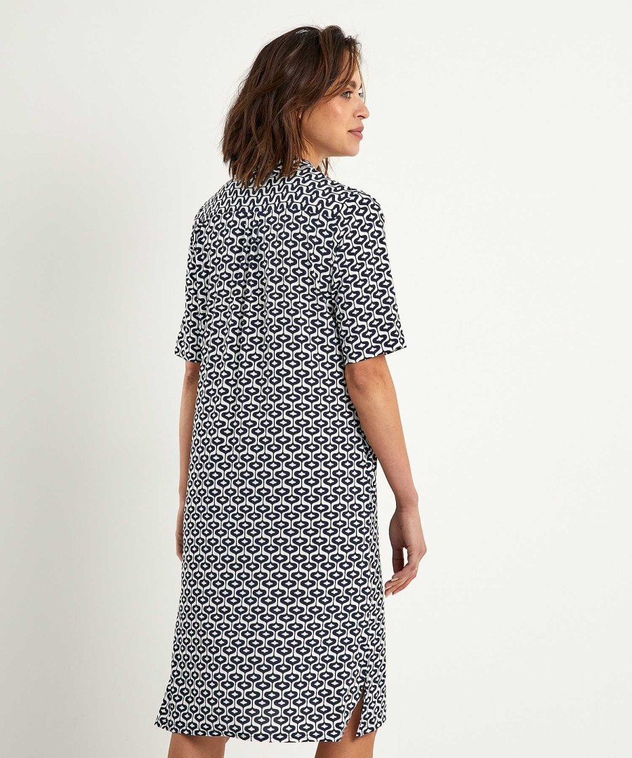 LaSalle Lasalle Slinky Dress With Print Clearance