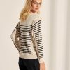 Marc Cain Sports Marc Cain Sports Sweater Stripe Batwing Sleeve Wool Mix Hot