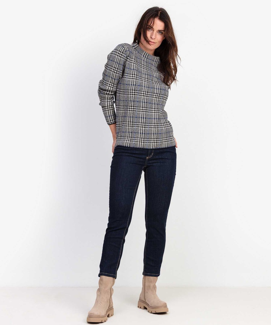 BEONE Beone Jacquard Sweater Checks Best