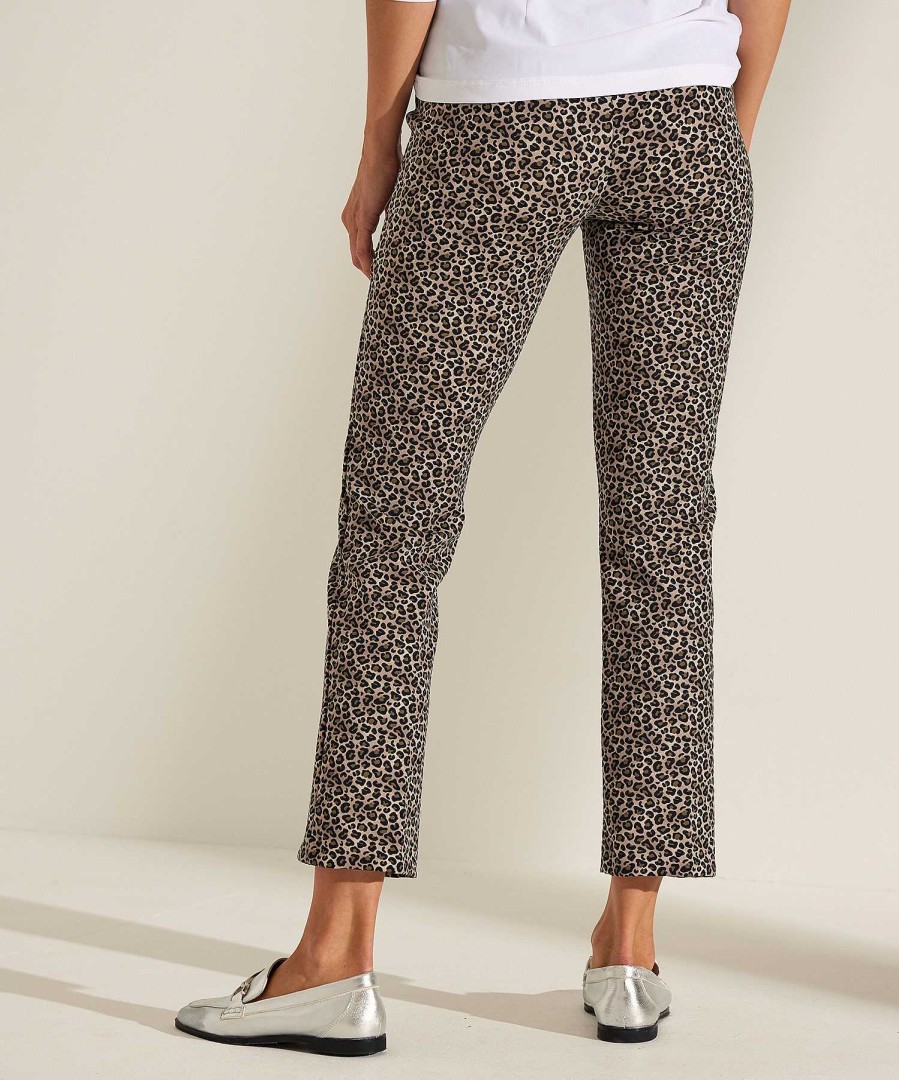 Rosner Rosner Light Scuba Pants Panther Print Alisa Online