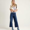 MAC Jeans Mac Jeans Cropped Wide Leg Jeans Dream Wide Clearance