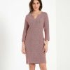 GIULIA E TU Giulia E Tu Boucle Dress Cutout Neck Best