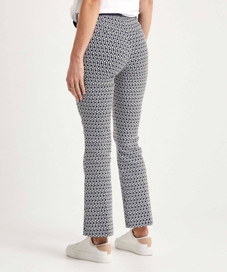 Brax Brax Kick Flare Pants Jacquard Shakira Best