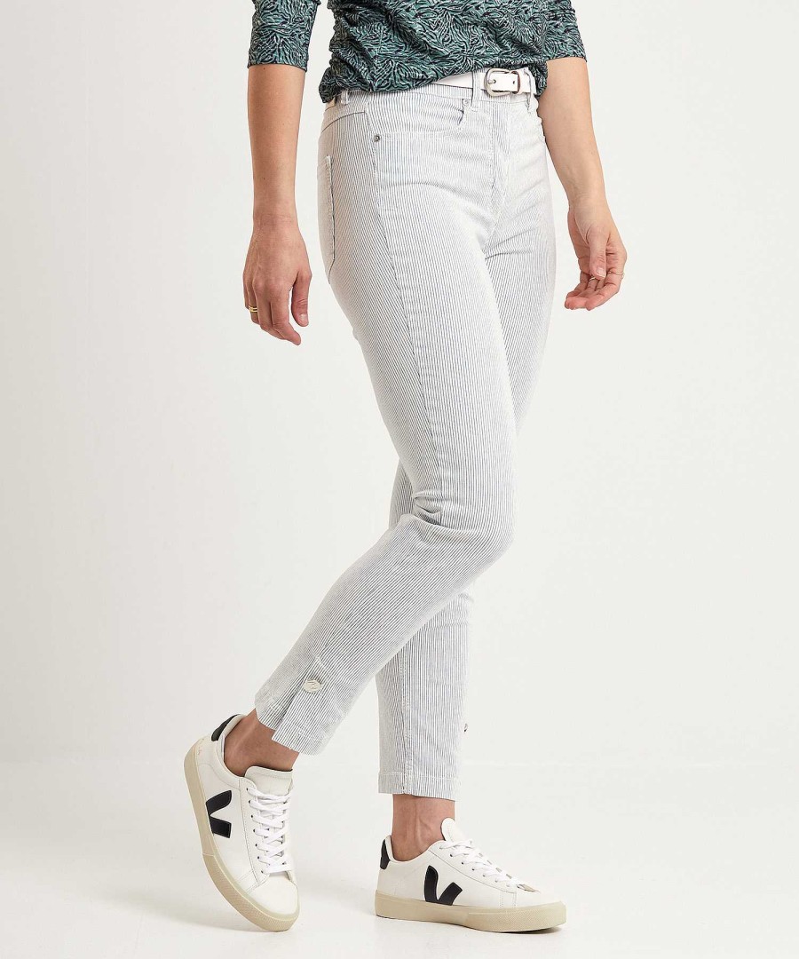 TONI Toni Cropped Pants Stripe Be Loved Best