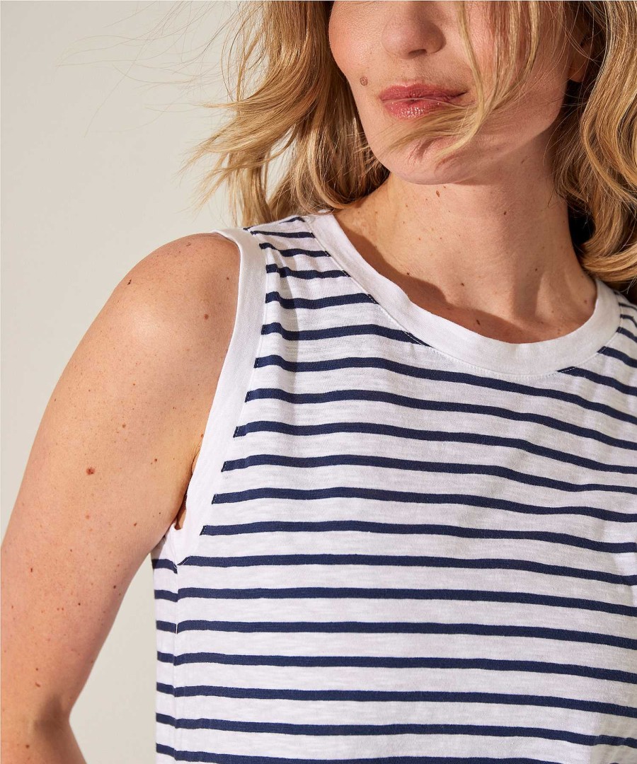 BEONE (FSA) Beone Singlet Breton Stripe Wholesale