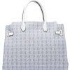 LIU JO Liu Jo Handbag Text Print Denim Clearance