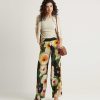 Caroline Biss Caroline Biss Silky Palazzo Pants Fancy Flower Online