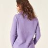 BEONE Beone Sweater Asymmetrical Zipper Punta Knit New