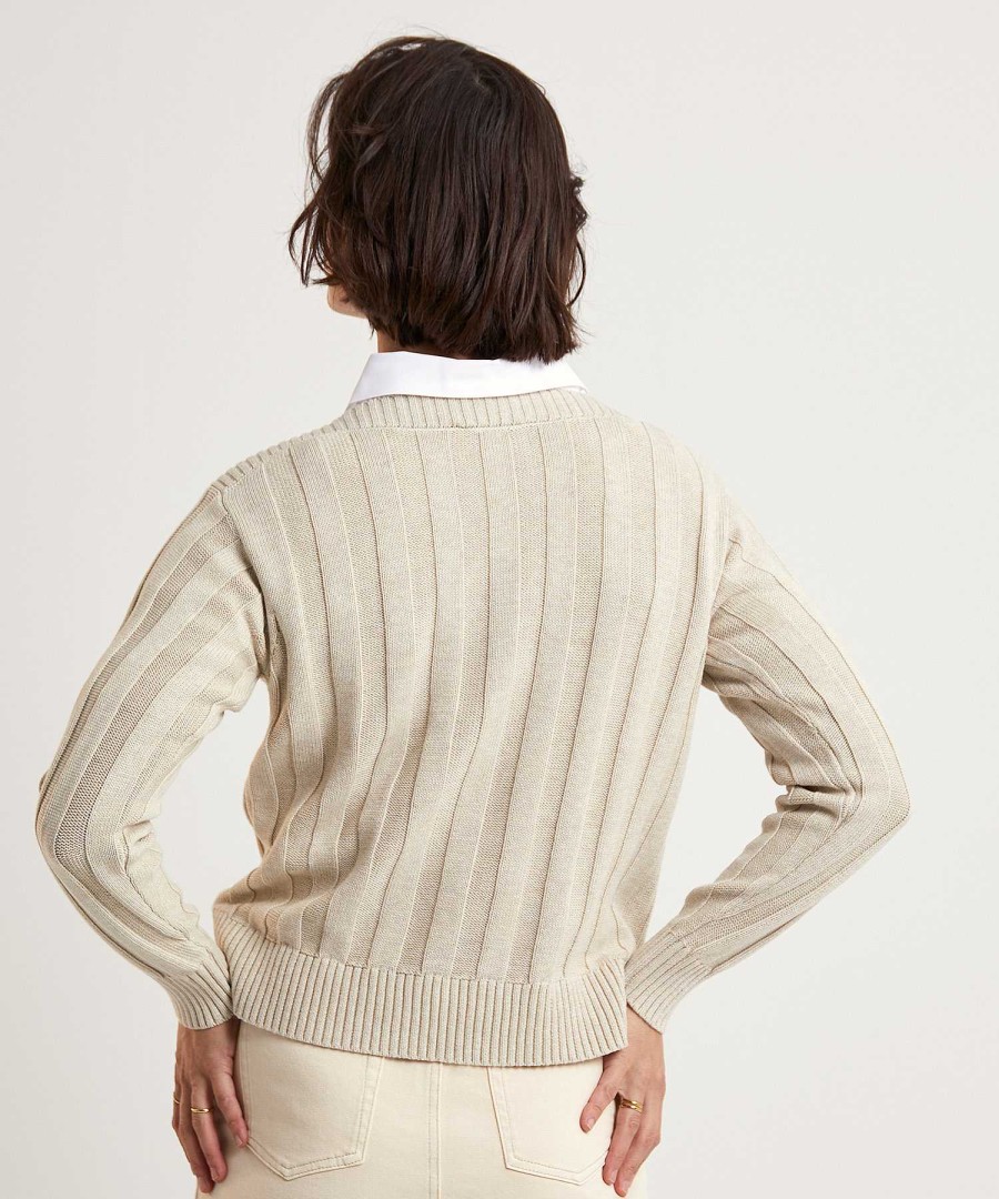 BEONE Beone Sweater Wide Rib Clearance