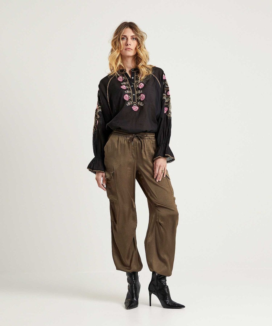 Summum Summum Silky Cargo Pants Wholesale