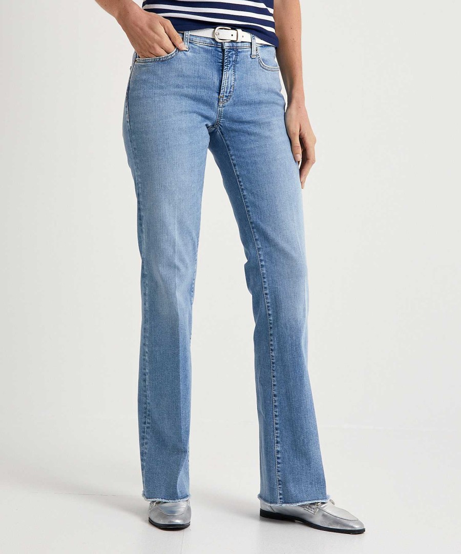 Cambio Cambio Flared Jeans Frayed Paris Online