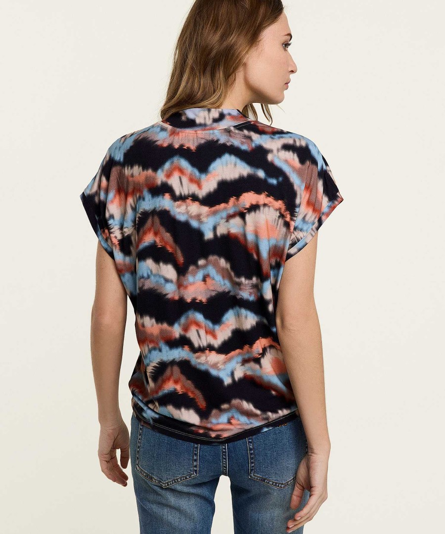 Summum Summum Turtleneck Tie-Dye Clearance