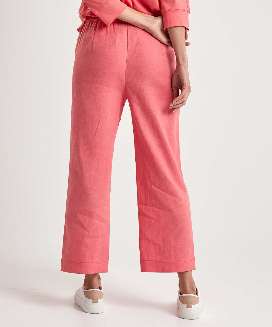 Marc Cain Sports Marc Cain Sports Cropped Pants Linen Mix Wusu Hot