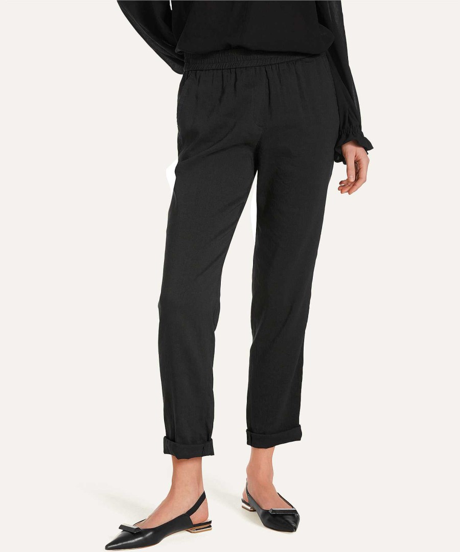 Marc Cain Collections Marc Cain Linen Mix Trousers Roanne Clearance