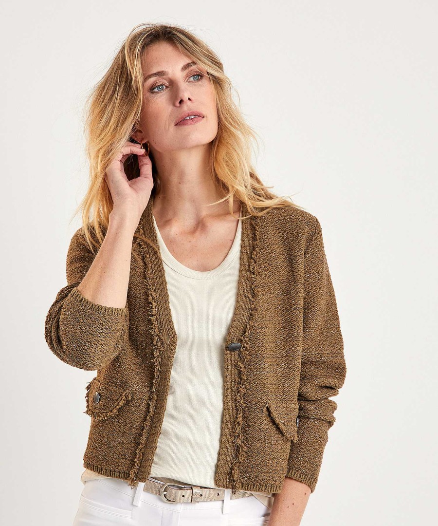 Luisa Cerano Luisa Cerano Cardigan V-Neck Lurex Best