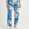 TONI Toni Silky Palazzo Pants Leaves Summer New