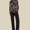 Marc Cain Sports Marc Cain Sports Turtleneck Zebra Print Panty-Feel Best