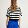 Marc Cain Sports Marc Cain Sports Cropped Sweater Stripes Hot