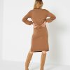 Giulia e Tu Giulia E Tu Dress Balloon Sleeve Wool/Cashmere Clearance