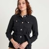 GIULIA E TU Giulia E Tu Linen Safari Shirt Jacket Clearance