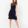 Swing Swing Cocktail Dress Diagonal Flounce Online