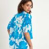 KYRA Kyra Cotton Voile Blouse Flowers Bea Online